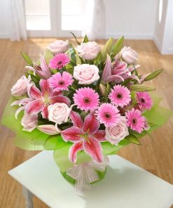Lavish Lily, Rose & Gerbera