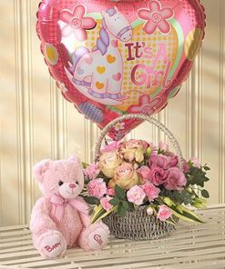 Pink Basket Gift Set