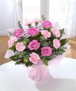 Pink Rose & Carnation Delight