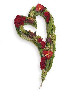 Open Swinging Heart (Red and Green)