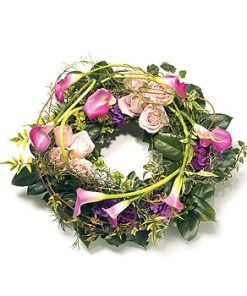 Pink Calla Lily Wreath