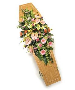 Pink Casket Spray