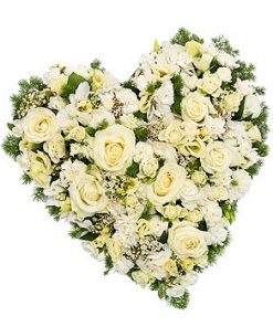 White Rose Heart
