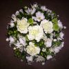 White and Green Posy