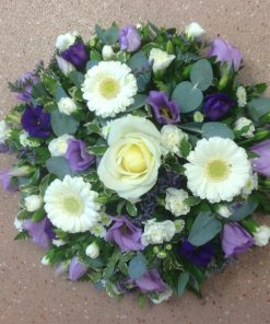 White and Lilac Posy