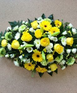 Yellow, White and Green Spray